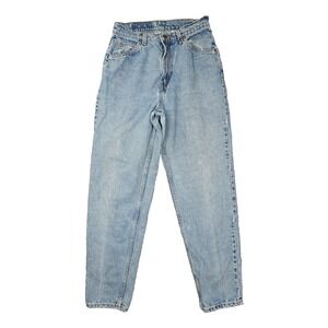 Vintage Levis 921 Orange Tab Jeans Women's 10S Blue Tapered Fit High Rise 90s
